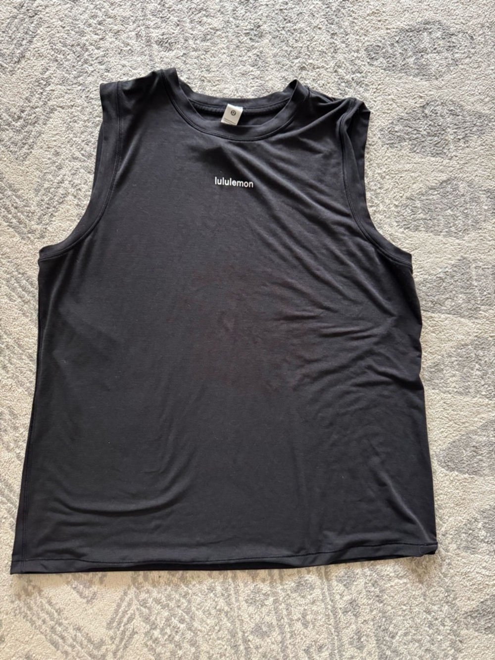 Lululemon wordmark muscle tank